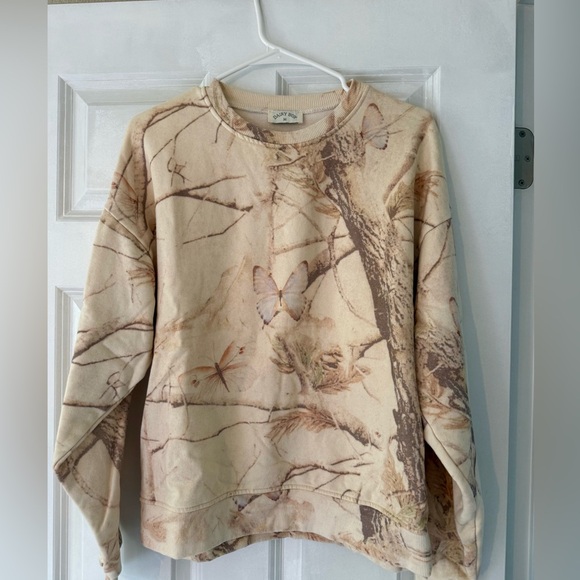 Dairy Boy Tops - Dairy Boy Butterfly Camo Crewneck